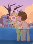  &lt;3 2020 animal_crossing anthro anthro_penetrated anus bite blush bodily_fluids breasts breath butt canid canine duo ear_bite english_text erection female female_penetrated floppy_ears genitals hi_res hot_spring human human_on_anthro human_penetrating human_penetrating_anthro interspecies isabelle_(animal_crossing) looking_pleasured male male/female male_on_anthro male_penetrating male_penetrating_female mammal motion_lines nintendo nipples nude nyoronyan onsen open_mouth outside panting partially_submerged penetration penis pussy saliva sex signature speech_bubble text tree vaginal vaginal_penetration video_games villager_(animal_crossing) water wet 