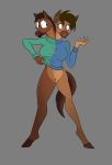  anthro bottomless clothed clothing conjoined equid equine female genitals hi_res horse mammal michael345 multi_head pubes pussy theyton 