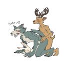  all_fours ambiguous_penetration anal anal_penetration anthro anthro_on_anthro anthro_penetrated anthro_penetrating anthro_penetrating_anthro antlers balls_deep beastars big_dom_small_sub bisexual bisexual_sandwich blush bodily_fluids brown_body brown_fur canid canine canis cervid cervine doggystyle dwarf_rabbit eyes_closed fangs female from_behind_position fur grey_body grey_fur group group_sex hand_on_hip haru_(beastars) horn japanese_text lagomorph legoshi_(beastars) leporid louis_(beastars) male male/female male/male mammal mounting open_mouth penetration penile penile_penetration rabbit red_deer sandwich_position sex sharp_teeth shirako side_view signature size_difference small_dom_big_sub sweat teeth text threesome train_position white_body white_fur wolf 