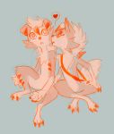  &lt;3 ambiguous_gender ambus_(grimart) anthro bag biped claws duo fur grimart kissing lycanroc male male/male midnight_lycanroc nintendo pok&eacute;mon pok&eacute;mon_(species) six_(grimart) sketch video_games wide_eyed 