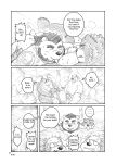  2020 anthro balls belly blush comic english_text eyes_closed genitals group hi_res kemono male male/male mammal masturbation monochrome moobs mtflying30371 nipples overweight overweight_male penis sitting surprise text ursid wet 