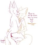  bulge butt canid canine clothing dialogue disney duo female fox half-naked hand_on_hip hand_on_shoulders implied_incest incest_(lore) knot male male/female mammal moan mother mother_and_child mother_and_son mrs._wilde nick_wilde parent parent_and_child smile son thong underwear visiti zootopia 