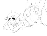  &lt;3 big_butt breasts butt butt_grab cave_story curly_brace duo female genitals hand_on_butt hi_res hot_dogging humanoid looking_back machine male male/female monochrome not_furry nude penis redboard robot simple_background smile solo_focus video_games white_background 