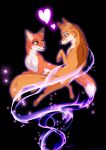  &lt;3 abby_(rukifox) canid canine couple_(disambiguation) duo female feral fox hi_res love magic male male/female mammal rick_(rukifox) rukifox 