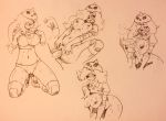  adventure_time anthro anthro_penetrated bodily_fluids bra breasts bronwyn canid canine canis cartoon_network clothing cum cum_on_breasts domestic_dog duo erection faceless_male fellatio female female_focus genital_fluids genitals hair hair_over_eye looking_pleasured male male/female mammal monochrome multiple_positions nipples one_eye_obstructed oral oral_penetration panties penetration penile penile_penetration pubes pussy sex sketch sketch_page solo_focus sports_bra spread_legs spreading tongue tongue_out twistedterra underwear vaginal vaginal_penetration 