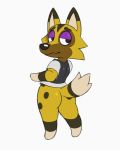  acstlu animal_crossing anthro bottomless butt canid canine canis clothed clothing fur hi_res kyle_(animal_crossing) male mammal nintendo rear_view solo video_games wolf 