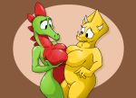  anthro breasts conjoined dinosaur duo female female/female hi_res reptile scalie theyton 