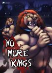  2019 anthro comic cover cover_page duo felid hi_res leobo lion male mammal muscular muscular_male navel nude pantherine 