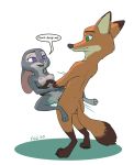  2020 anthro anthro_on_anthro anthro_penetrated anthro_penetrating anthro_penetrating_anthro breasts buckteeth butt canid canine dialogue disney duo english_text female female_penetrated fox fur green_eyes grey_body grey_fur interspecies judy_hopps lagomorph leporid male male/female male_penetrating male_penetrating_female mammal nick_wilde nipples nude open_mouth open_smile orange_body orange_fur penetration penis_in_pussy purple_eyes rabbit red_fox sex simple_background smile speech_bubble standing standing_sex teeth text tggeko vaginal vaginal_penetration white_background zootopia 