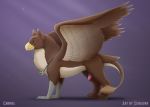  avian bird feral gabrielgryphon gryphon male mythological_avian mythology scheadar solo 