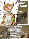  ! ... 2020 3:4 5_fingers angry anthro areola armlet athletic bare_chest biped black_claws black_spots black_text blue_eyes blush breasts brown_background brown_body brown_fur brown_hair brown_spots cheek_tuft cheetah claws close-up comic countershade_torso countershading dialogue digital_drawing_(artwork) digital_media_(artwork) dipstick_ears embrace english_text eyebrows eyes_closed facial_tuft fangs father felid feline female fingers front_view fur grey_body grey_countershading grey_fur group hair half-closed_eyes kaya_(voregence) long_hair looking_at_another looking_away male mammal mostly_nude mother multicolored_body multicolored_ears multicolored_fur multiple_scenes narrowed_eyes neck_ring nipple_piercing nipples number open_mouth parent piercing pink_areola pink_nipples shaking simple_background sitting speech_bubble spots spotted_body spotted_fur standing surprise tan_body tan_fur teeth text three-quarter_view trembling tuft voregence watermark white_background white_text yellow_body yellow_fur 