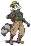  anthro haps hi_res male mammal procyonid raccoon solo 