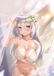  bottomless bra breast_hold kokkoro nipples pointy_ears princess_connect princess_connect!_re:dive pussy see_through tagme 