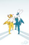  anthro anthrofied balls breasts dragon duo erection fan_character genitals hair hi_res latiar latias latios legendary_pok&eacute;mon mammal nintendo nipples nude penis pok&eacute;mon pok&eacute;mon_(species) pussy simple_background standing video_games white_background wings 