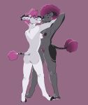  anthro anus breasts canid canine canis domestic_dog duo female female/female genitals hair hi_res mammal nipples nsfw_rossi poodle pubes purple_hair pussy thick_thighs 