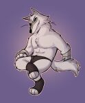 absurd_res anthro black_eyes black_nose bulge canid canine canis clothing death_(puss_in_boots) dreamworks fenecoou fur grey_body grey_fur hi_res male mammal puss_in_boots_(dreamworks) red_eyes simple_background sitting smile smiling_at_viewer solo tail underwear white_body white_fur wolf