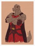 anthro biceps clothing hi_res lizard male muscular muscular_anthro muscular_male rak_wraithraiser red_clothing reptile scalie solo tail to(matto)3 tower_of_god wraithraiser