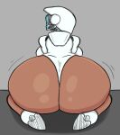 absurd_res big_breasts big_butt breasts butt clothed clothing digital_media_(artwork) female gaze_(artist) haydee haydee_(game) hi_res huge_butt humanoid looking_at_viewer machine male mammal not_furry presenting robot robot_humanoid simple_background solo thick_thighs wide_hips