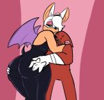anthro bat bedroom_eyes big_butt butt butt_grab duo echidna embrace female hand_on_butt hug juicyman knuckles_the_echidna male male/female mammal monotreme narrowed_eyes rouge_the_bat seductive sega simple_background size sketch sonic_the_hedgehog_(series)