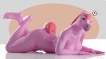  16:9 3d_(artwork) anthro breasts butt digital_media_(artwork) equid equine feet female fingers genitals hair hi_res horse looking_at_viewer mammal nipples nude pussy smile solo widescreen yogher 