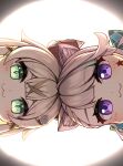  2girls :3 absurdres animal_ear_fluff animal_ears blonde_hair cat_ears cat_girl chibi chinese_commentary closed_mouth commentary_request dd_che_shen genshin_impact green_eyes grey_hair hair_between_eyes hair_ornament hairclip highres kirara_(genshin_impact) long_hair looking_at_viewer lynette_(genshin_impact) multiple_girls purple_eyes smile star_(symbol) star_hair_ornament 