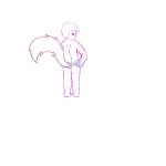  canid canine fox gabriel hi_res humanoid male male/male mammal nude outline solo young zandinne 