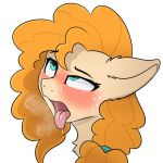  &lt;3 &lt;3_eyes ahegao blush bodily_fluids breath drooling female friendship_is_magic glue_(artist) hi_res looking_pleasured my_little_pony panting pear_butter_(mlp) saliva solo sweat tongue tongue_out 