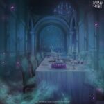  candle candlelight candlestand chair chandelier dessert food no_humans nu_carnival official_art 
