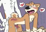  &lt;3 anthro blush bodily_fluids borzoi butt canid canine canis domestic_dog drooling duo genitals hek hunting_dog internal male male/male mammal penetration saliva sex shiba_inu sighthound spitz sweat sweatdrop tongue tongue_out 