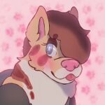 anthro canid canine hi_res male mammal pink puppi puppi~ user_avatar