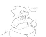 2024 4_fingers ?! absurd_res alphys anthro black_and_white blush breasts buckteeth clothed clothing english_text eyelashes eyewear female fingers flustered glasses heavenlylightkj hi_res monochrome open_mouth overweight overweight_anthro overweight_female reptile scalie simple_background solo surprise teeth text undertale_(series) white_background