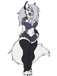  andy_234 anthro big_breasts breasts canid canid_demon canine demon female happy hellhound helluva_boss hi_res loona_(helluva_boss) mammal mythological_canine mythological_creature mythology thick_thighs wide_hips 