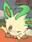 duo eeveelution female feral flareon generation_1_pokemon generation_4_pokemon hi_res leafeon male male/male nintendo pinkcandyzhou pokemon pokemon_(species)