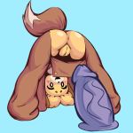  1:1 2020 animal_crossing anthro anus butt canid canine canis clothed clothing digital_media_(artwork) dildo domestic_dog female fur genitals hair hi_res isabelle_(animal_crossing) jedbird mammal nintendo open_mouth pussy sex_toy shih_tzu simple_background solo toy_dog video_games 