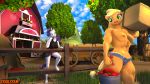  16:9 3d_(artwork) 4k absurd_res admiration anthro apple apple_tree applejack_(mlp) barn barrel big_breasts bodily_fluids bottomwear breasts bucket canid canine carrying clothed clothing clothing_lift cutoffs daisy_dukes denim denim_clothing digital_media_(artwork) duo equid equine erect_nipples eyeshadow farm female female/female fence flower food fox friendship_is_magic fruit grass hay hay_bale hi_res horse hotpants ladder lipstick looking_back makeup mammal muscular muscular_female my_little_pony nipple_outline nipples panties panty_shot plant pony rarity_(mlp) red_clothing red_panties red_underwear shirt shorts skirt skirt_lift source_filmmaker sweat sweet_apple_acres tank_top topless topwear trailssfm underwear wagon widescreen 