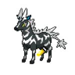 alternate_version_at_source equid equine erection feral generation_5_pokemon genitals horse litten_propoganda male mammal nintendo penis pokemon pokemon_(species) solo sprite sprite_art third-party_edit zebstrika