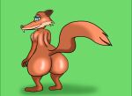 anthro big_butt blue_sky_studios butt charl1e female ice_age_(series) looking_at_viewer mammal pretty_eyes raised_tail rodent sciurid scratte_(ice_age) solo tail tree_squirrel wide_hips