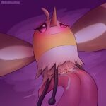 ahegao arthropod blubluumon blush bodily_fluids clitoris cunnilingus cutiefly duo female feral fur generation_1_pokemon generation_7_pokemon genital_fluids genitals heart_eyes heart_symbol hi_res insect lickitung looking_pleasured mouthless nintendo oral pokemon pokemon_(species) pubes pussy saliva sex size_difference vaginal vaginal_fluids wings