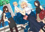  4girls aozaki_aoko artoria_pendragon_(fate) fate/grand_order fate/stay_night fate/zero fate_(series) iro_(sekaixiro) kara_no_kyoukai mahou_tsukai_no_yoru multiple_girls ryougi_shiki saber_(fate) tsukihime 