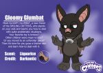 absurd_res anthro bat bat_wings black_sclera dark_body dark_fur darknetic digital_media_(artwork) english_text fur gloomy_glumbat_(darknetic) hi_res jewelry male mammal medal membrane_(anatomy) membranous_wings mob_entertainment model_sheet neck_tuft necklace open_mouth poppy_playtime smiling_critters solo text tuft white_eyes wings 