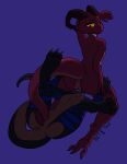  black_body black_scales blue_stripes bodily_fluids brown_claws brown_horn claws cunnilingus dark_background dark_room dep dominant dominant_female dripping duo facesitting female female_dominating_male genital_fluids genitals hi_res horn jex_the_kobold kobold leaking_precum licking long_tongue looking_at_another looking_at_partner looking_back looking_back_at_another looking_back_at_partner male male/female nyx_(kobold) oral penetration penis precum precum_drip pussy red_body red_scales saliva scales scalie sex sitting_on_another slit_penetration slit_play stripes submissive submissive_male tail tail_anus tail_fetish tail_in_slit tail_insertion tail_play tan_underbelly third-party_edit tongue tongue_out tonguejob vaginal vaginal_fluids yellow_eyes 