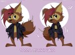  clothing female feral hybrid jacket piercing solo tail tail_motion tailwag tama-tama topwear 