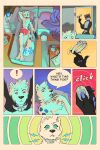  absurd_res ambush anthro canid canine cheshire_(wbs) clothing collar comic control_collar duo felid fox gimmemysmokes herm hi_res hypnosis intersex intersex/male male maleherm mammal mind_control pantherine pokusa snow_leopard suprised_look underwear watching_tv 