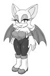  bat_wings big_breasts breasts camel_toe clothed clothing excito gloves handwear looking_at_viewer membrane_(anatomy) membranous_wings rouge_the_bat sega sketch sonic_the_hedgehog_(series) wings 
