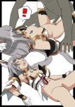  ! 1boy 1girl animal_ears bare_shoulders black_border blush border breasts cat_ears cat_girl censored cheating_(relationship) closed_eyes core_crystal_(xenoblade) gloves grey_hair imminent_penetration imminent_vaginal leotard long_hair missionary mosaic_censoring multiple_views netorare nia_(blade)_(xenoblade) nia_(xenoblade) open_mouth penis shougakusei small_breasts spoken_exclamation_mark very_long_hair white_background white_gloves white_leotard white_sleeves wide_sleeves xenoblade_chronicles_(series) xenoblade_chronicles_2 yellow_eyes 