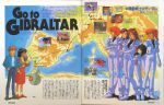  1990s_(style) 1boy age_difference anime_screenshot aono_kouji ball black_hair blonde_hair boots brown_hair character_request dark_skin english_commentary gundam haro jacket jumpsuit katejina_loos key_visual light_brown_hair long_hair magazine_scan map mecha mixed-language_text mobile_suit multiple_girls newtype official_art orange_hair ponytail promotional_art red_hair retro_artstyle robot scan science_fiction shokew size_difference spoilers traditional_media uniform uso_ewin v_gundam victory_gundam volleyball_(object) world_map zanscare zolo 