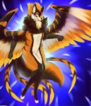  avian bird canid canine danji-isthmus feathers fox hi_res hybrid male mammal wings 