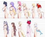  6+girls absurdres angelchama animal_ears anya_melfissa blonde_hair blue_eyes bra breasts brown_hair bust_chart commentary cone_hair_bun crossed_arms fins fish_tail fuwawa_abyssgard gawr_gura hair_bun hair_intakes hair_ornament hakos_baelz highres hololive hololive_english hololive_indonesia kureiji_ollie large_breasts mococo_abyssgard moona_hoshinova mori_calliope mouse_ears mouse_tail multiple_girls navel ouro_kronii panties pink_eyes pink_hair purple_eyes purple_hair red_hair shark_tail symbol-only_commentary tail underwear vestia_zeta virtual_youtuber watson_amelia white_bra white_hair white_panties 