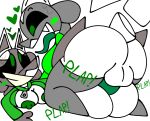 anthro blush bodily_fluids bone clothing duo faker_luca_(skeletonhearts) female generation_4_pokemon green_tongue herm hi_res hoodie intersex intersex/female luca_(skeletonhearts) lucario nintendo plap plap_(sound) pokemon pokemon_(species) selfcest skelecario skeletal skeleton skeletonhearts square_crossover sweat tongue topwear white_body