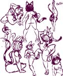  absurd_res animal_crossing ankha_(animal_crossing) anthro at big_butt breasts butt domestic domestic_cat egyptian felid feline felis female fingers fur genitals hair hi_res kvi5v mammal nintendo nude pussy short_hair sketch solo video_games viewer 